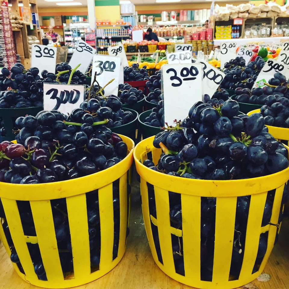 black grapes